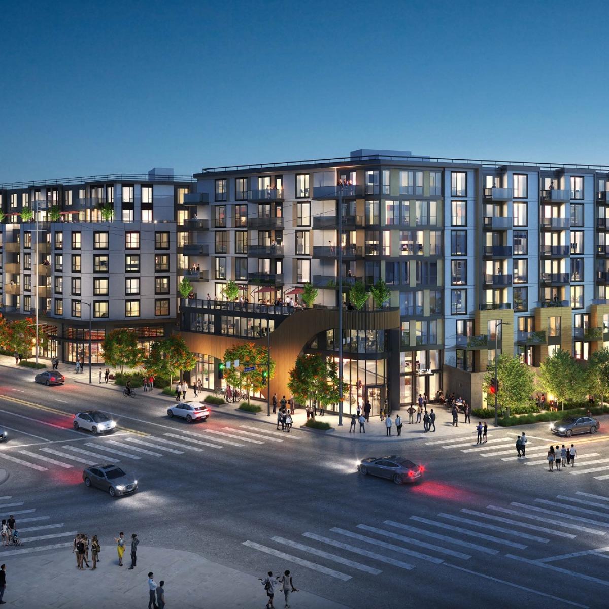 Single-family homes cleared for 600+ apartments next to Expo/Bundy